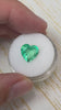 3.50 Carat 10.2x10.5 Bubbly Green Natural Loose Colombian Emerald-Heart Cut