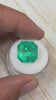 13.46 Carat Minor Oil 14.5x14 Dark Green Natural Loose Colombian- Asscher Cut