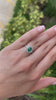 1.90tcw 14K Gold Lush Rich Green 8x6 Oval Cut Emerald & Double Diamond Halo Engagement Ring