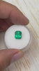 1.94 Carat 8.5x7 Freckled Green Natural Loose Colombian Emerald- Emerald Cut