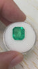 5.72 Carat 11x10.5 Freckled Forest Natural Loose Colombian Emerald-Asscher Cut