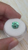 3.31 Carat 9x9 Gemmy Pastel Light Green Natural Loose Colombian Emerald-Cushion Cut