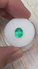 1.98 Carat 9x7 Bright Green Natural Loose Colombian Emerald-Oval Cut