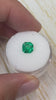 1.24 Carat 6.7x6.7 Bluish Green Asscher Cut Natural Unset Colombian Emerald