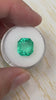 6.63 Carat 11x10 Chunky Emerald Cut Natural Loose Colombian Emerald