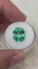 7.13 Carat 13x11 Vivacious Bluish Green Natural Loose Colombian Emerald- Cushion Cut