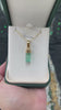 Light Green 4.51ct Colombian Emerald Pendant with Yellow Gold Termination