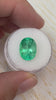 6.40 Carat Medium Green Natural Loose Colombian Emerald-Oval Cut