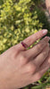 1.80tcw 18K Gold Fine Quality Ruby & Diamond Accent Statement Stacking Blood Red Pinky Ring