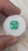 4.69 Carat 10x10 Freckled Loose Colombian Emerald-Asscher Cut with Clipped Corners