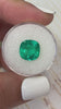 4.75 Carat 10.5x10.5 Vivid Bluish Green Natural Loose Colombian Emerald- Cushion Cut