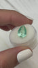 5.57 Carat Glowy Light Green Natural Loose Colombian Emerald-Pear Cut