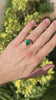 3.55cts 18K AAA+ Bezel Teardrop Gypsy Emerald Gold Solitaire Pear Ring