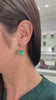 16.80tcw 18K Emerald and Diamond Lever Back Yellow Gold Earrings Video