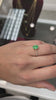 2.15tcw 14K Oval Colombian Emerald 6 Prong Engagement Ring With Diamond Accents video