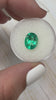 2.80 Carat Gemmy Vivid Bluish Green Natural Loose Colombian Emerald-Oval Cut