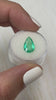 2.61 Carat 14x8 Spready Green Natural Loose Colombian Emerald-Pear Cut