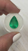 9.40 Carat 17.5x12 Huge Fine Quality Natural Loose Colombian Emerald-Pear Cut