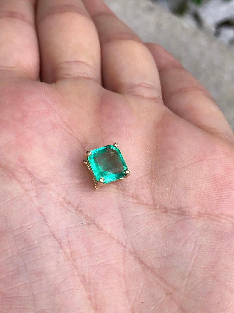  Emerald Slider Necklace