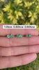 1.0tcw 14K Timeless Classic Real Green Emerald Round Cut Four Genuine Prong Studs Earrings,