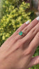 3.0ct 14K Colombian Emerald Georgian Styled Solitaire Engagement Ring Video