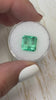 5.32 Carat 10x10 Glowy Green Natural Loose Colombian Emerald-Asscher Cut