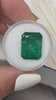 12.45 Carat 15.6x12 Deep Green Natural Loose Zambian Emerald- Emerald Cut