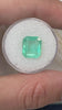 4.43 Carat 11x10 Large Spread Natural Loose Colombian Emerald-Emerald Cut