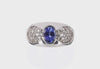 Tanzanite & Diamond 14K Gold Ring Band video