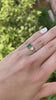 2.06tcw 18K AAA Top Grade Emerald & Diamond Toi Et Moi Two Stone Engagement Ring