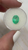 2.75 Carat Lightly Freckled Green Loose Colombian Emerald-Oval Cut