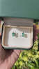 2.10tcw 14K Emerald 3 Prong Classic Traditional Teardrop Solitaire Stud Earrings