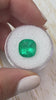 5.83 Carat 11x11 Classic Green Natural Loose Colombian Emerald-Cushion Cut