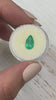 1.27 carat Medium Light Green Natural Loose Colombian Emerald-Pear Cut