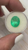 7.80 Carat Medium Yellowish Green Natural Loose Colombian Emerald-Oval Cut