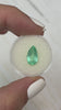 3.05 Carat Light Green Natural Loose Colombian Emerald-Pear Cut