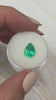 1.88 Carat Chunky Green Natural Loose Colombian Emerald-Pear Cut