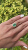 2.25tcw Teardrop Colombian Emerald-Pear Cut Fine High Quality Diamond Halo Engagement 14K Gold Ring