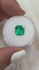 2.57 Carat GIA Vivid Bluish Green Natural Loose Colombian Emerald- Asscher Cut