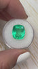 8.20 Carat 13.4x11.5 Muzo Green Natural Loose Colombian Emerald- Cushion Cut