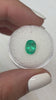 1.74 Carat 9x7 Freckled Bluish Green Natural Loose Colombian Emerald-Oval Cut