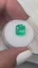 3.43 Carat Medium Green Natural Loose Colombian Emerald-Cushion Cut