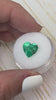 4.18 Carat 10x10 Pastel Green Natural Loose Colombian Emerald-Heart Cut