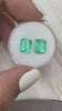 3.03tcw 8x6 Matching Green Loose Colombian Emeralds-Emerald Cut