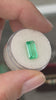 2.59 Carat Light Bluish Green Natural Loose Colombian Emerald-Elongated Emerald Cut