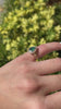 1.86tcw 14K Natural Emerald Pear Cut Floral Design Diamond Ring Video