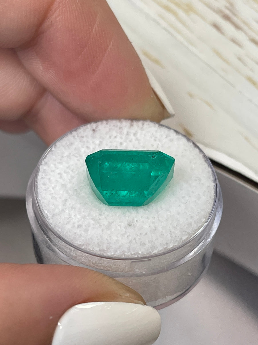 Emerald-Shaped 7.64 Carat Colombian Gemstone - Unmounted