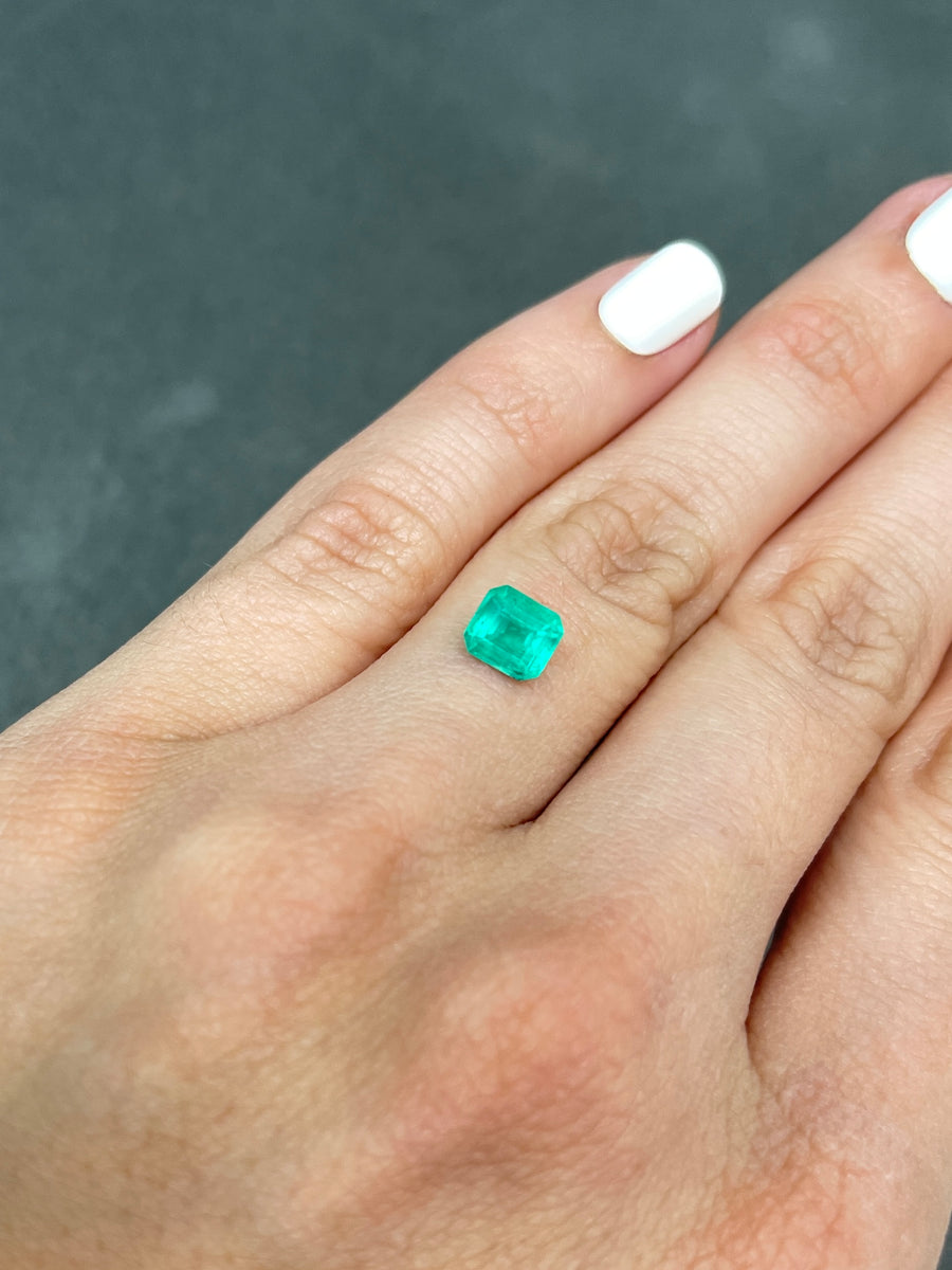 Chunky Emerald Cut - 1.17 Carat Authentic Colombian Emerald Gem