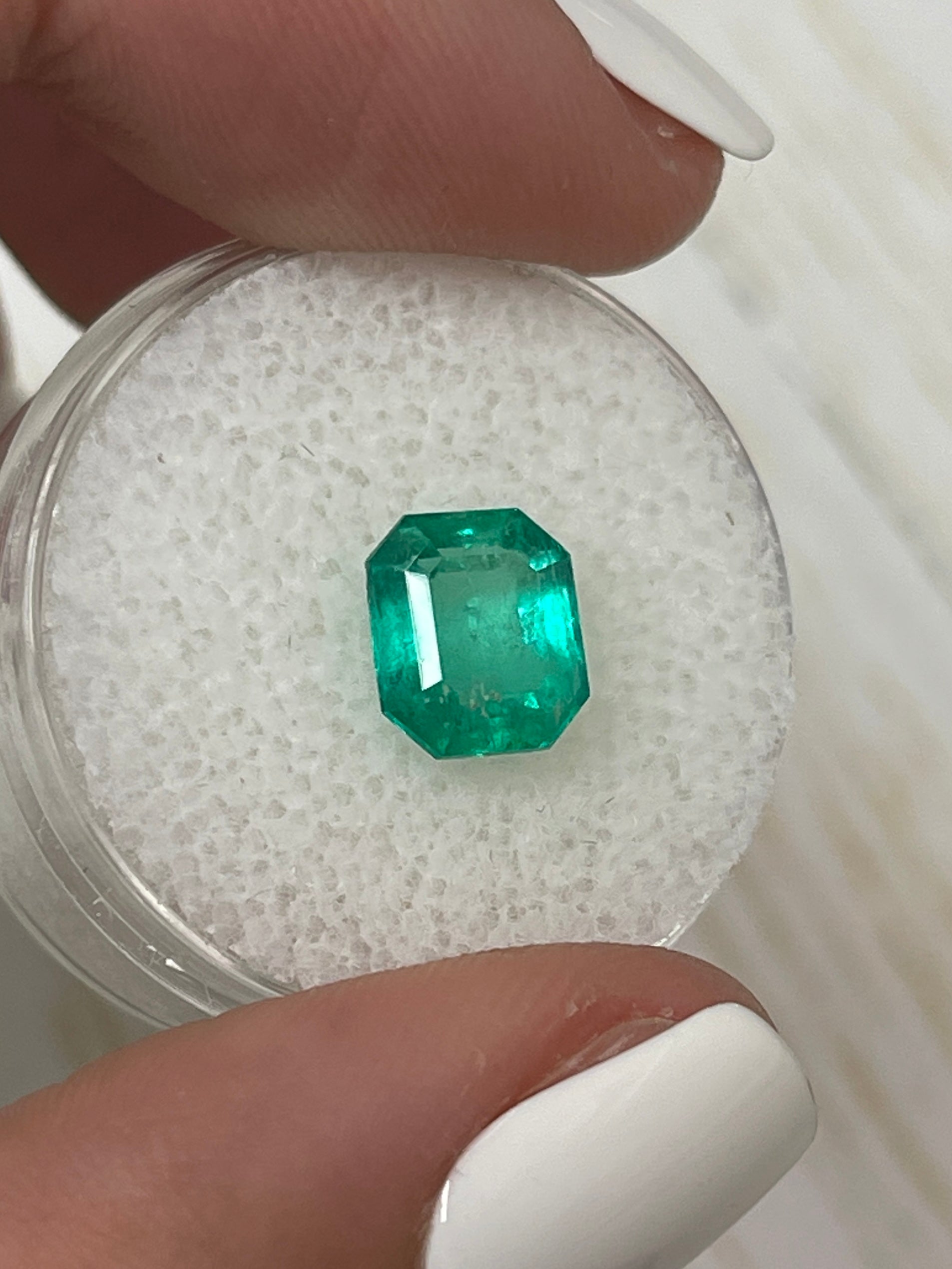 Emerald Cut Green Colombian Emerald - 2.36 Carat Beauty