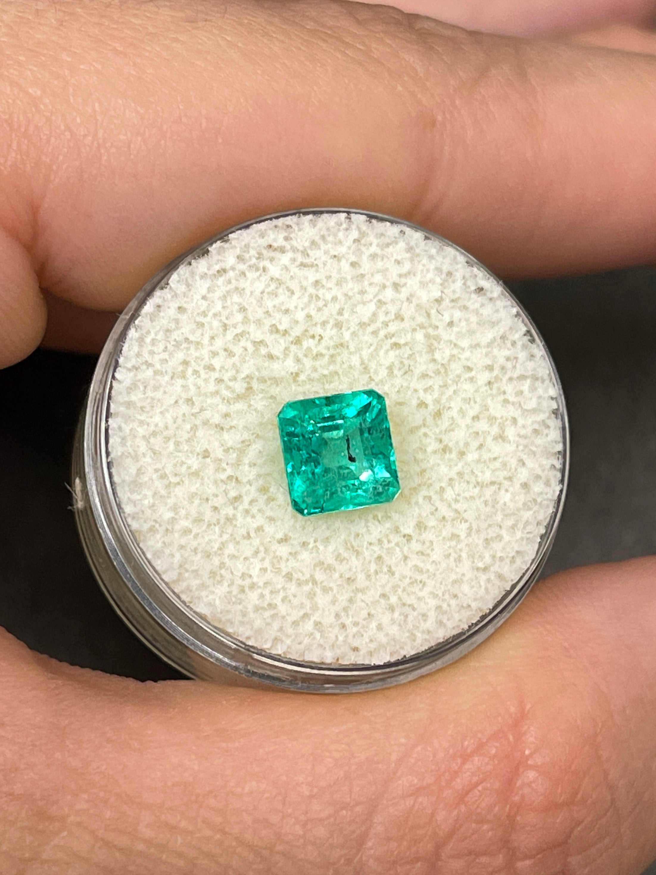 Alluring Natural Colombian Emerald - 1.69 Carats, Asscher Cut